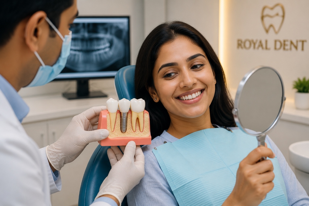 Dental Implants treatment at Royaldent