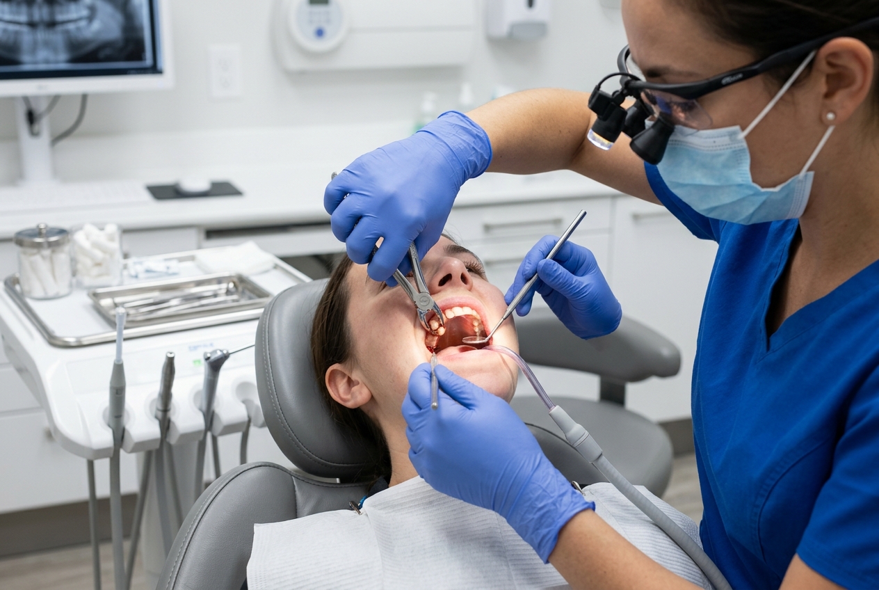 Extraction & Wisdom Tooth Removal treatment at Royaldent